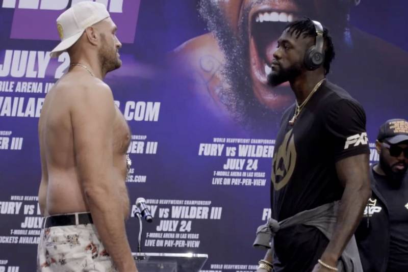 Fury, Wilder In Fierce Showdown Of Eyeballs Ahead Saturday Bout