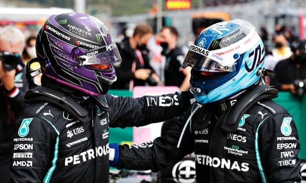  Valtteri Bottas gets Turkish F1 GP pole in boost for fastest man Lewis Hamilton