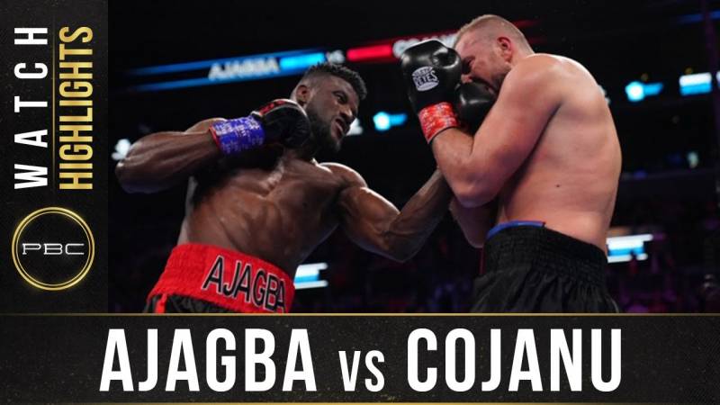 Ajagba vs Cojanu FULL FIGHT