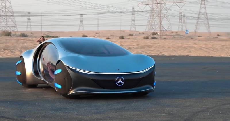 Supercar Blondie’s team is blown away after driving the ultra-cool Mercedes-Benz AVTR