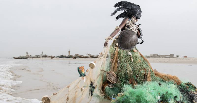 Fabrice Monteiro’s best photograph: a spirit emerges from a rubbish dump in Senegal