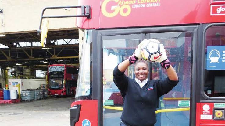 Former Super Falcons’ goalkeeper, Ayegba, turns bus driver in UK