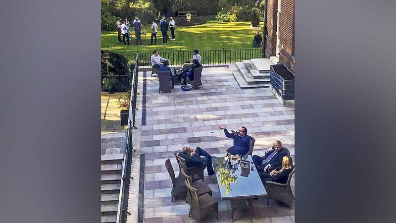 Downing Street garden photo shows people working, says Boris Johnson