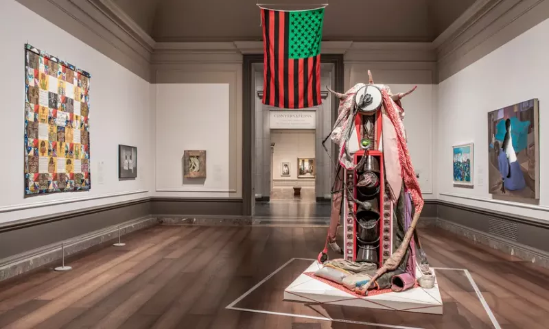 The slave trade and the African diaspora's cultural heritage are explored in exhibition with artists