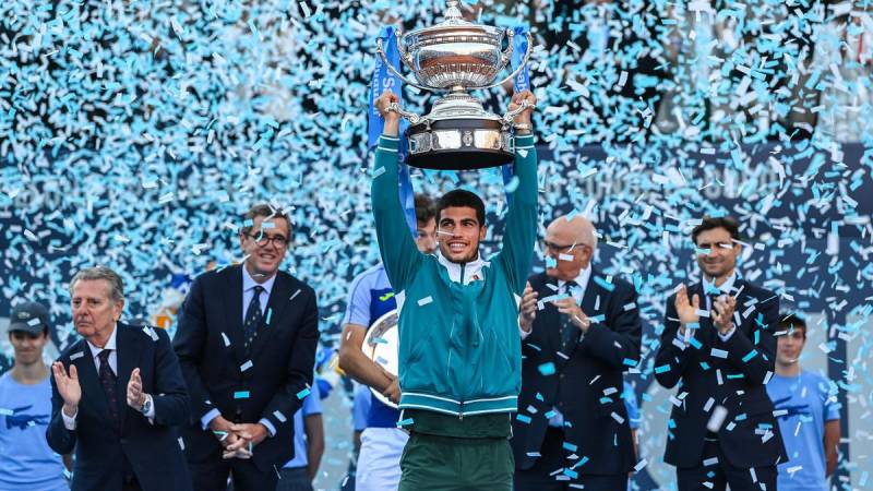 Carlos Alcaraz Championship Point, Trophy Lift & Speech | Barcelona 2022 Final