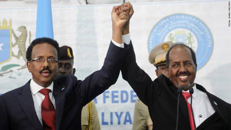 Former Somali president returns to power, vows to return Somalia to stability