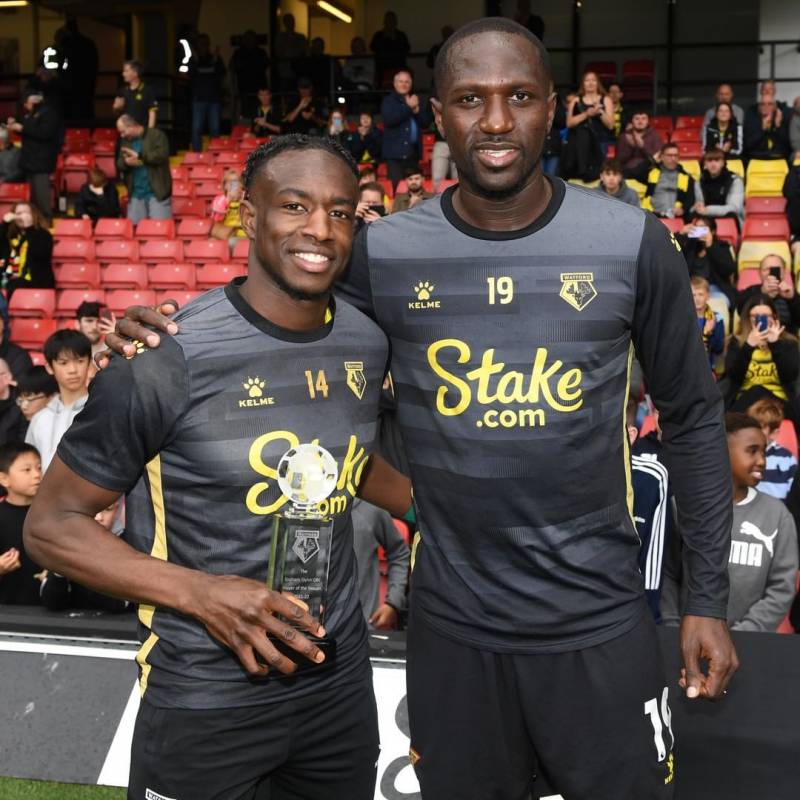 Ivory Coast’s Kamara beats Nigeria’s Dennis to Watford Player of the Season award