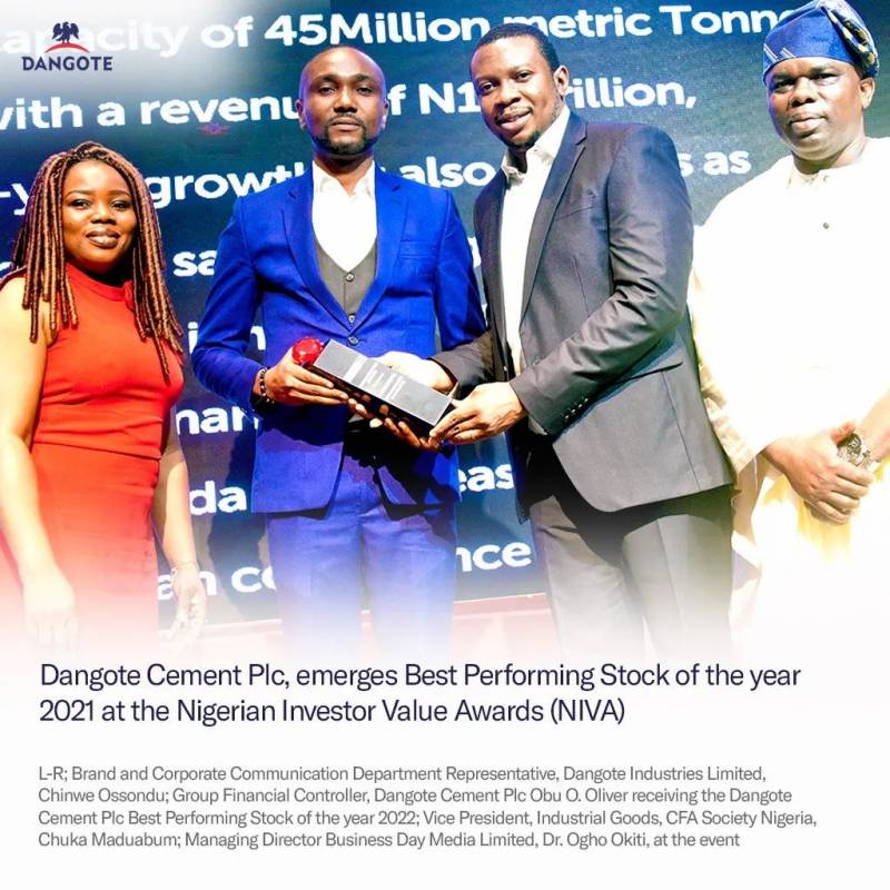 Dangote Cement best performing stock – Nigerian Exchange