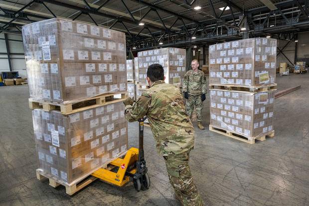 Military Plane Carrying 39 Tons Of Baby Formula Arrives In U.S.