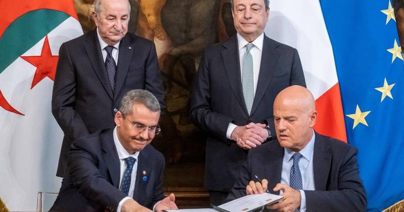 Algeria, Italy Sign New Energy Supply Deal