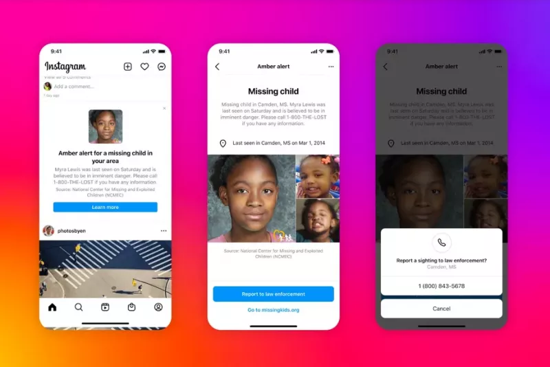 New Feature: Instagram Puts Amber Alerts In Your Feed To Help Find Abducted Children. Here's How