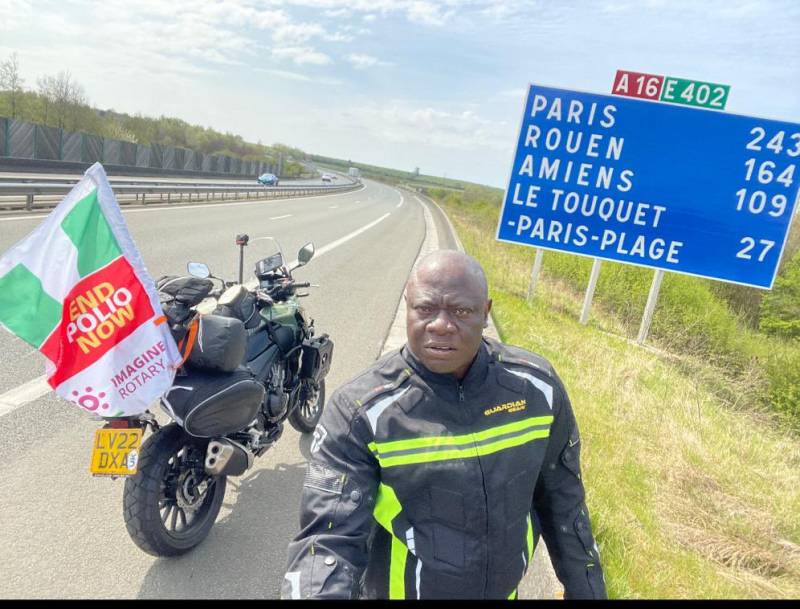The Nigerian Who Rode From London to Lagos