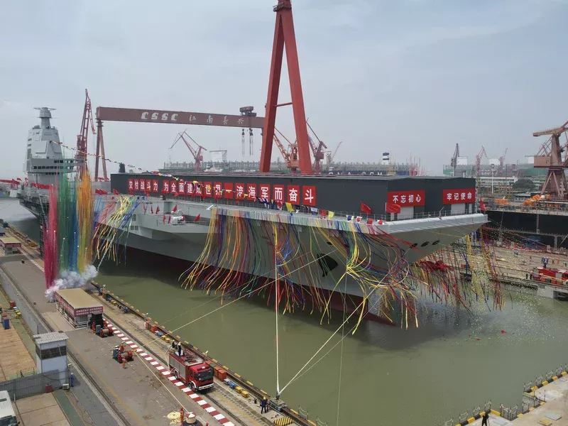 China  Extends The  Power Of Its Naval Force With Its First Indigenous Aircraft Carrier