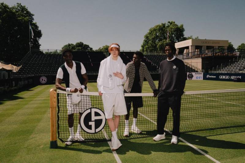 Giorgio Armani’s Tennis-Inspired Collection Celebrates A Longtime Love Of The Game