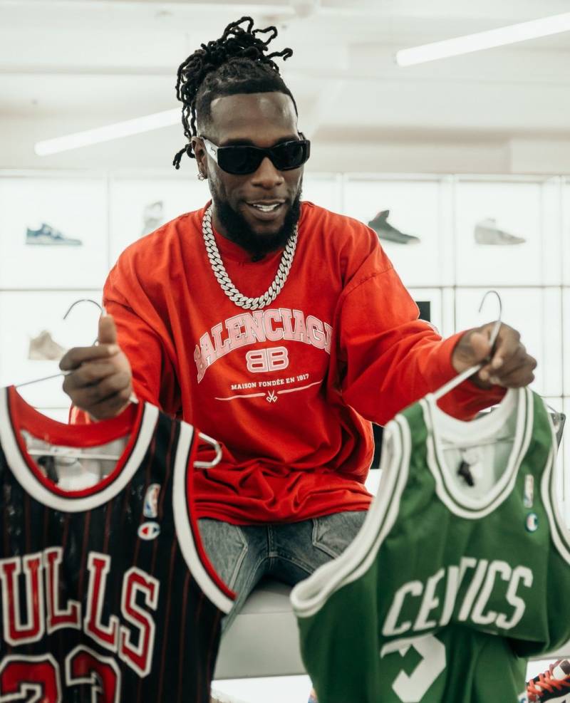 Burna Boy Goes Shopping for Sneakers at Kick Game