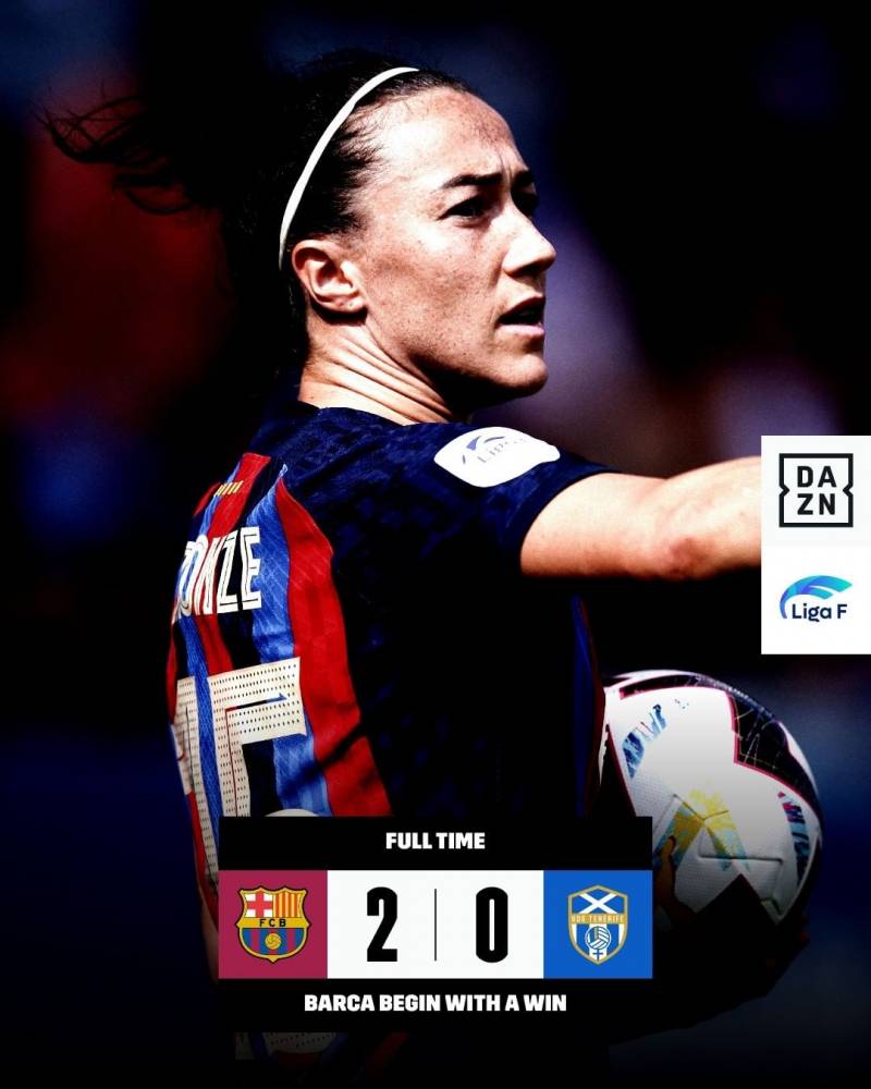 CAROLINE GRAHAM HANSEN STUNNER | Barcelona vs. Granadilla Tenerife Liga F MD2