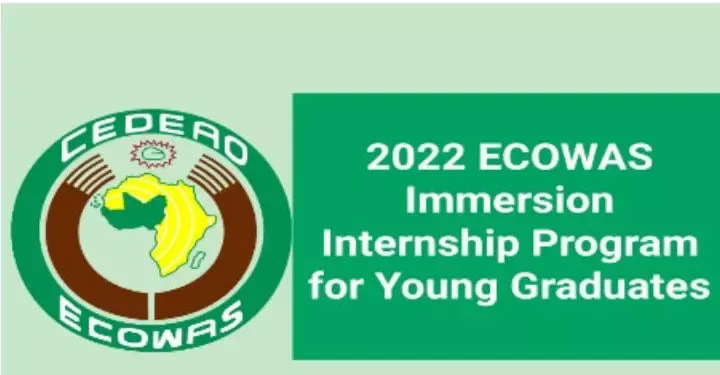 ECOWAS is inviting young graduate applicants for its 2022 internships