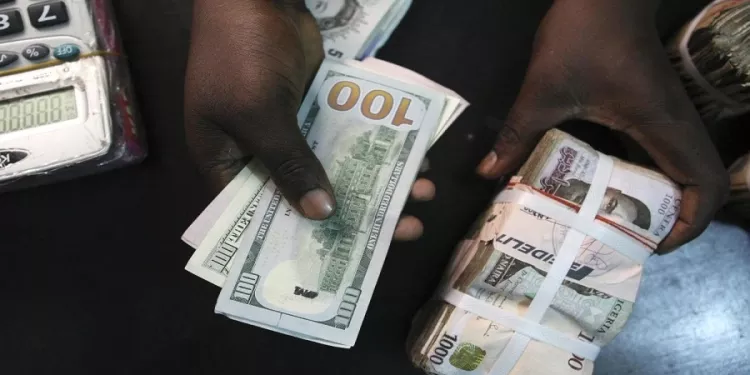 On September 27, 2022, the black market  rate between the naira and the dollar drops to N722/$1