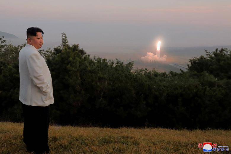 North Korea releases photos of Kim Jong Un watching missile launch