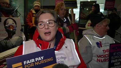 U.K Nurses Holds Biggest Strike In NHS History