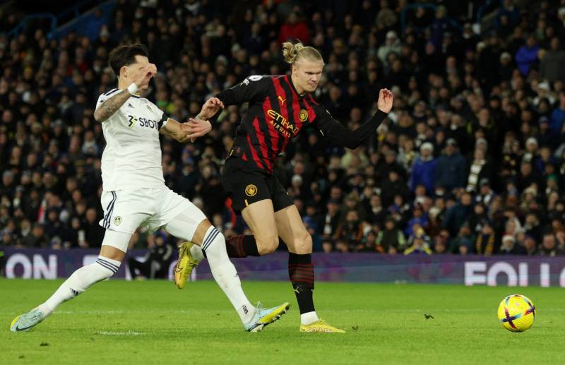 Haaland marks return to Leeds with double in Manchester City victory