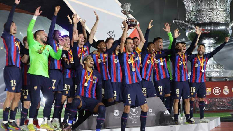 Barcelona wins Spanish Super Cup after beating Real Madrid 3-1 