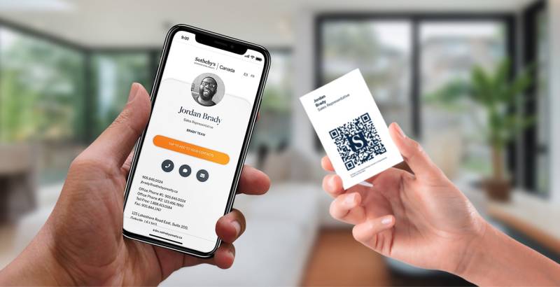 How to create a digital business card with a QR code