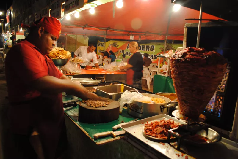 Cow Head Tacos!! WILD Mexican Street Food in Yucatan!!