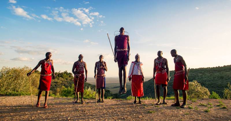 Dinner with Maasai Tribe in Kenya!