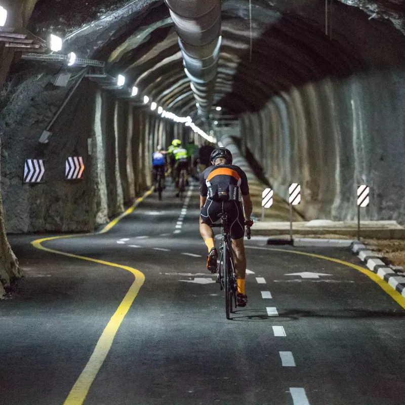 ‘World’s longest’ purpose-built cycling tunnel opens in Norway