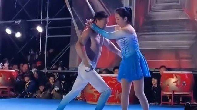 Chinese acrobat falls to her death during mid-air performance with husband