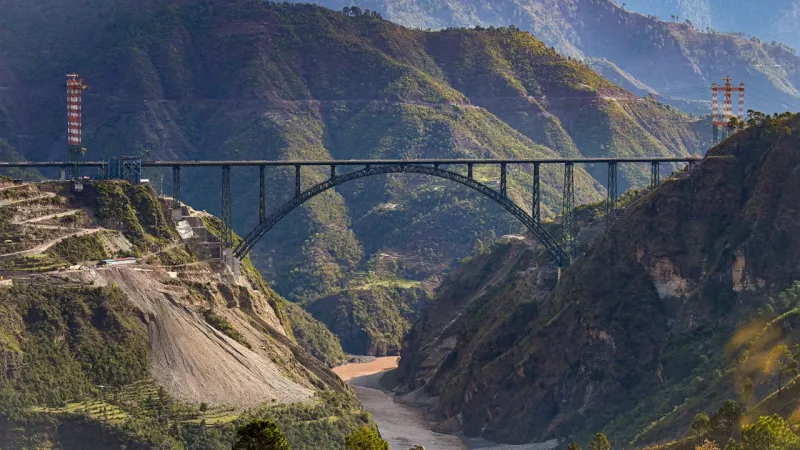 Taller than the Eiffel Tower, India constructs world’s highest railway bridge