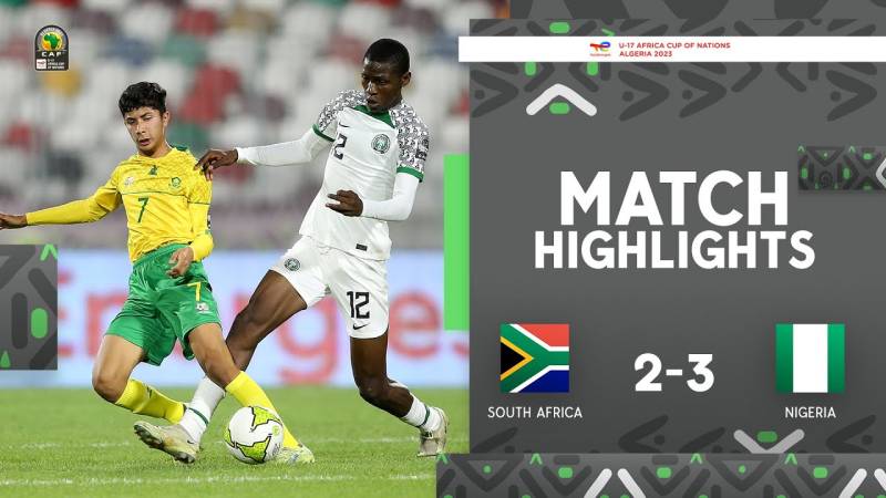 South Africa VS. Nigeria - AFCONU17 2023