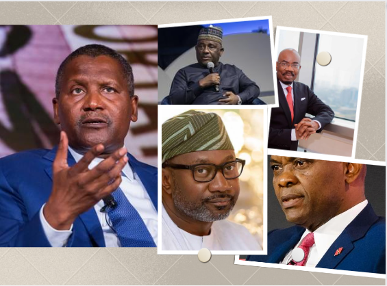 List of Nigerian billionaires who earned N506 billion as dividends from 2022 profits