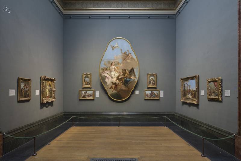 The National Gallery - Tiepolo's 'Allegory with Venus and Time'