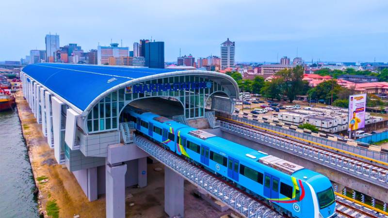 Lagos New Blue Train Line