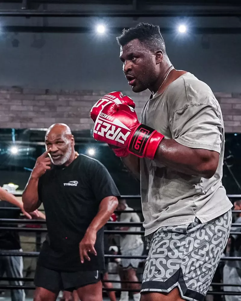 Mike Tyson Training Francis Ngannou