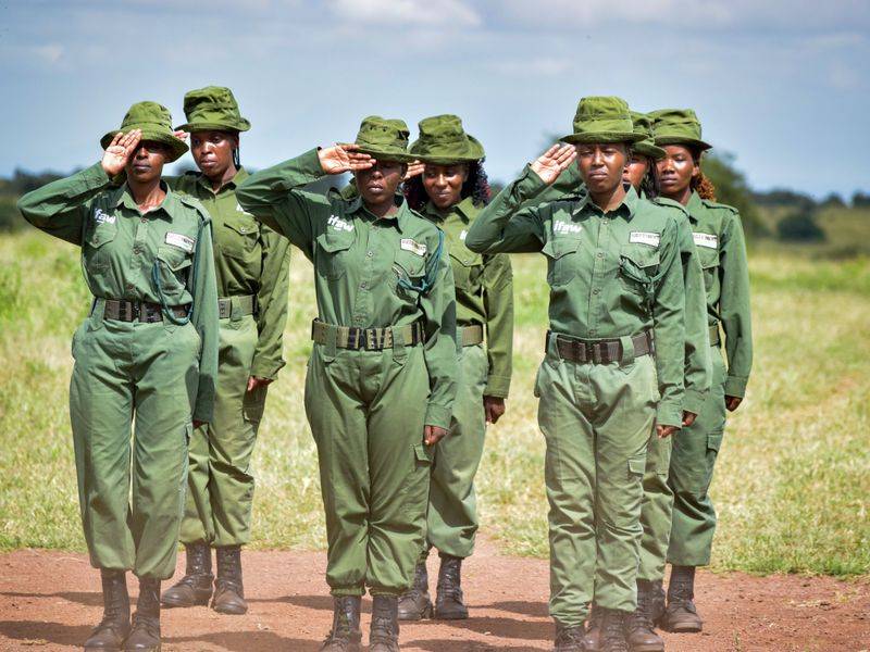 Kenya's first female rangers