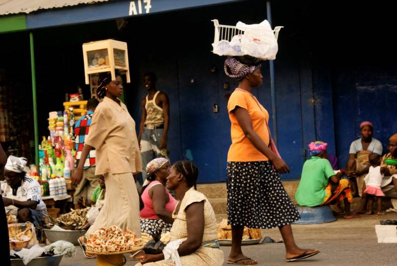 Ghana’s Giant Outdoor Market!