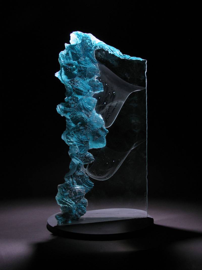 Kiln-casting a glass sculpture