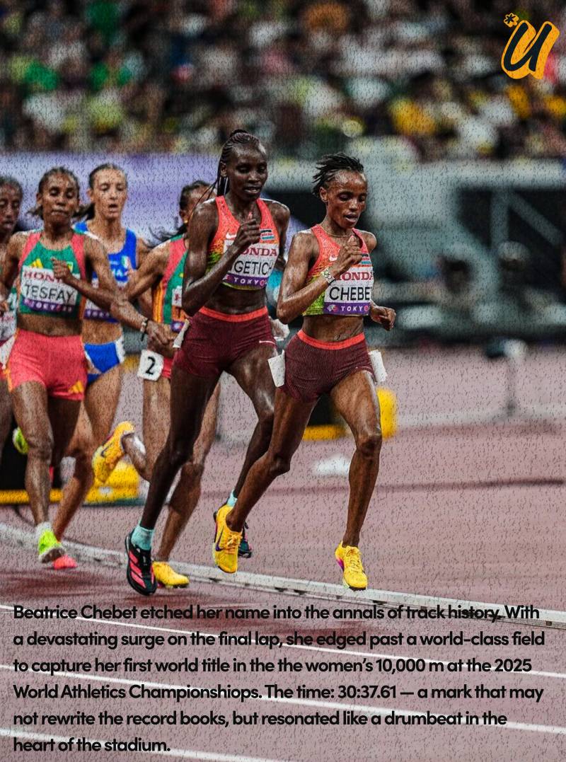 Beatrice Chebet 10,000m gold