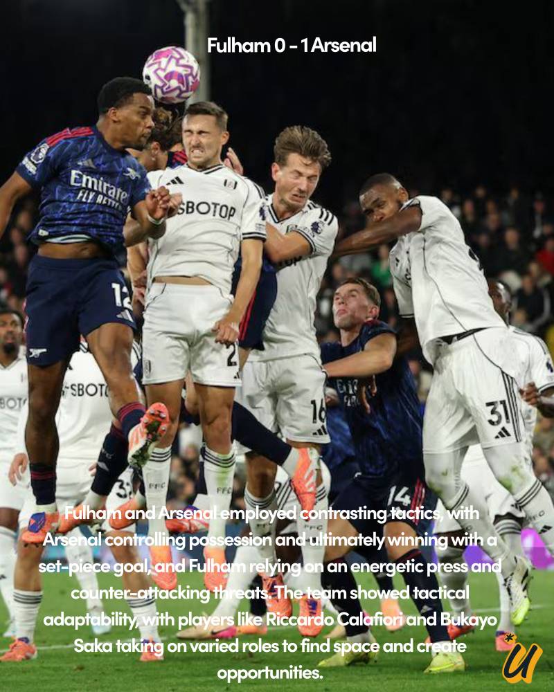 Fulham 0 - 1 Arsenal