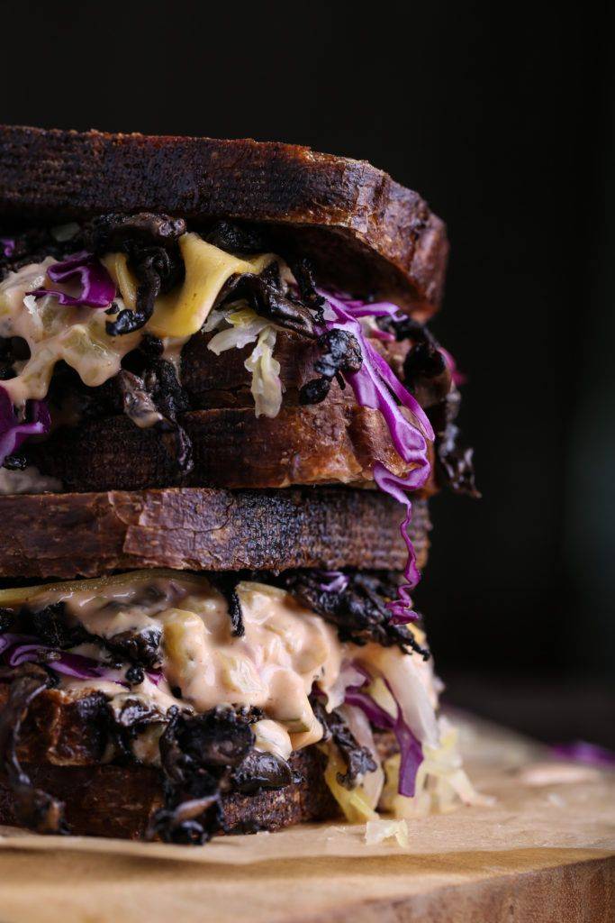 The Ultimate Vegan Reuben Sandwich