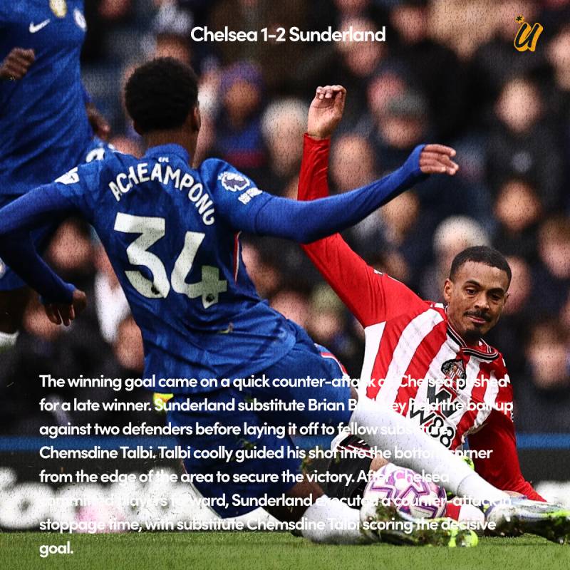 Chelsea 1-2 Sunderland
