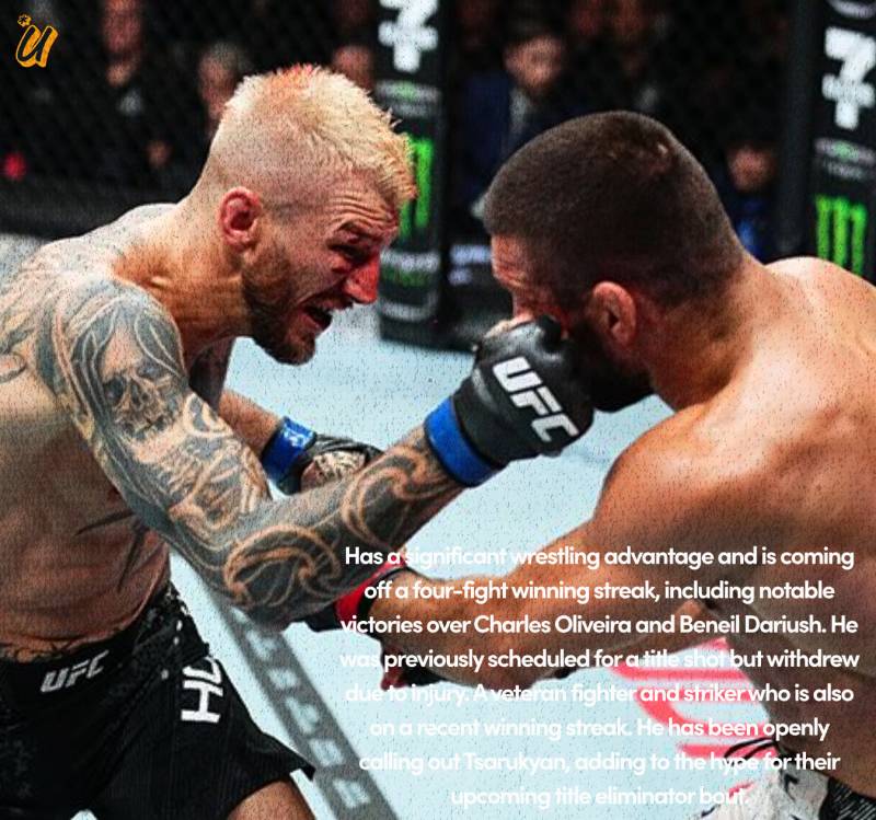 Arman Tsarukyan vs Dan Hooker 