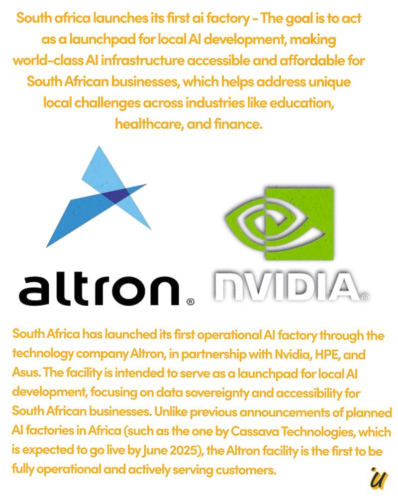 South africa launches its first ai factory