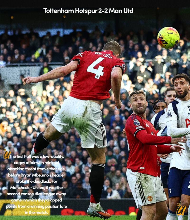 Tottenham Hotspur 2-2 Man Utd