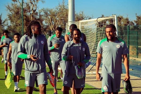 Osimhen, Lookman, Iwobi & Super Eagles training IN-FULL after dispute