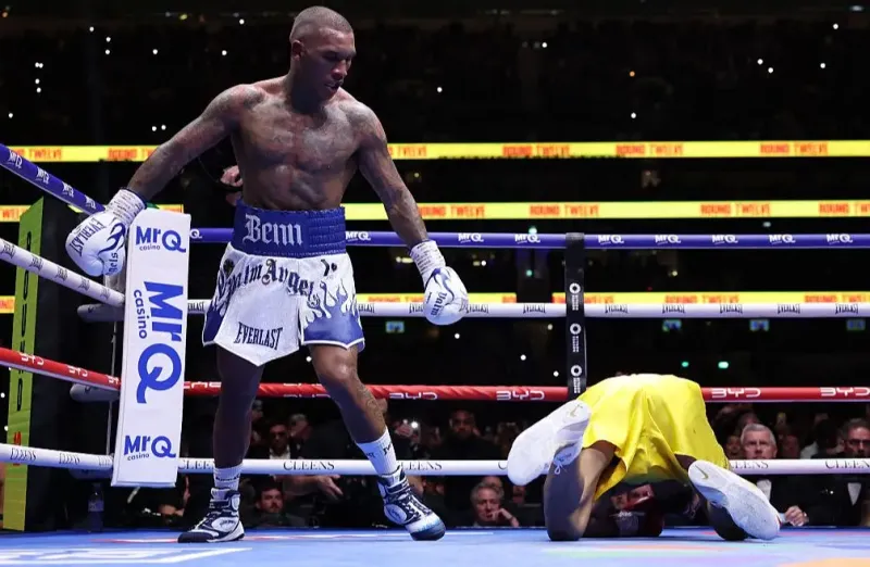 Conor Benn DROPS Chris Eubank Jr TWICE 