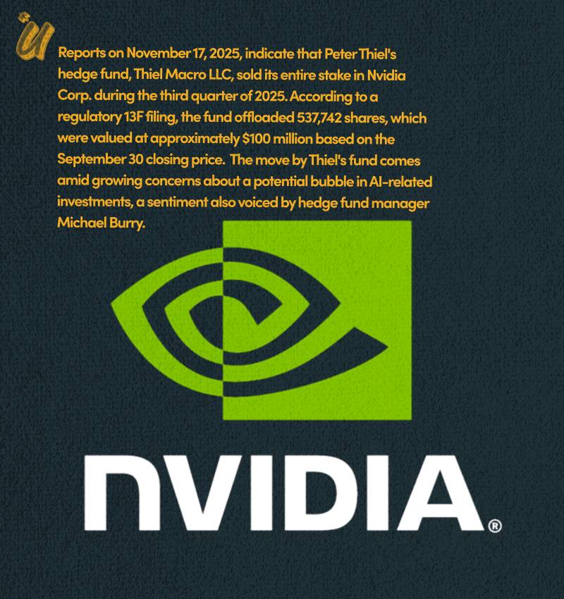 Theil’s Hedge Funds Sell Entire Nvidia Stake